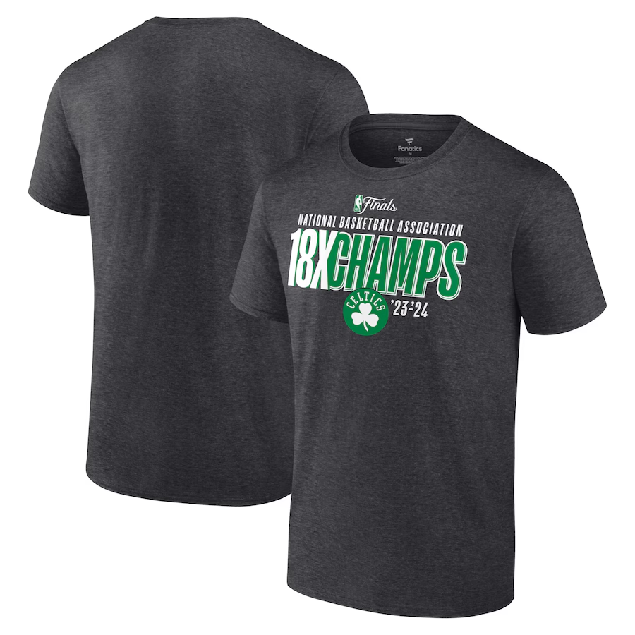 Men NBA Boston Celtics 2024 Champions T shirts black style 1
